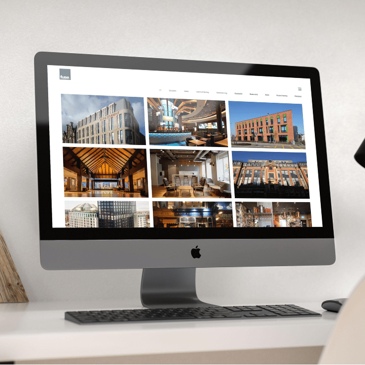 WordPress site Design for Fuse. Pure Agency