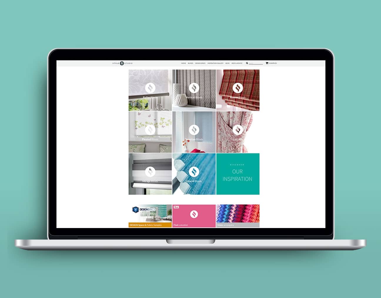 Eclipse website mockup, showcasing a clean and modern design concept for the client’s online presence.