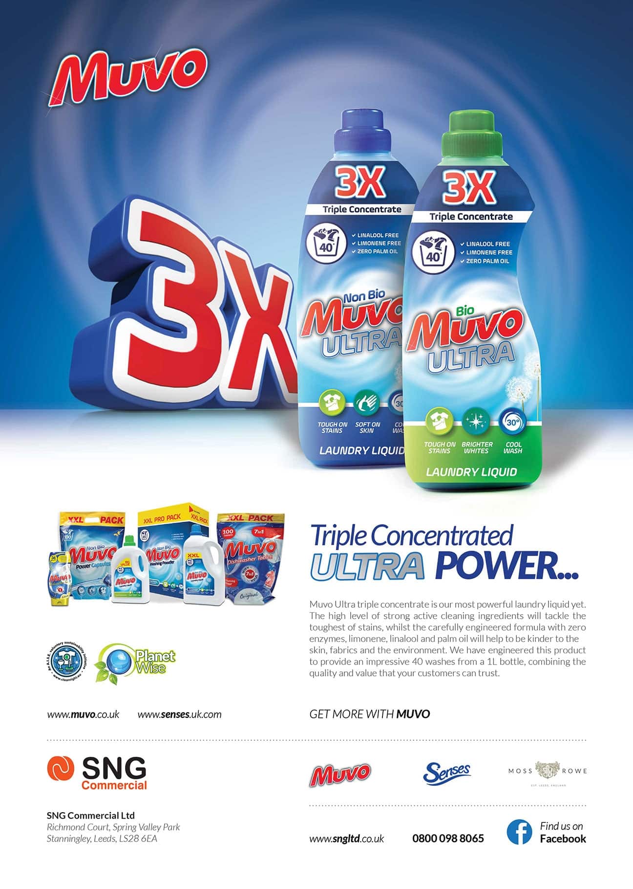 Muvo branding and packaging design, illustrating the fresh and modern approach to packaging.
