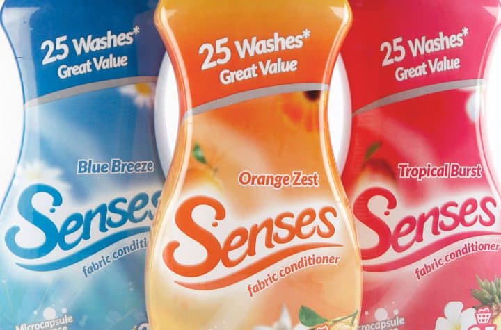 Group shot of Senses products with a focus on creative and minimalist design.